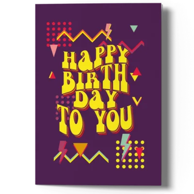 Personalised Happy Birthday Card