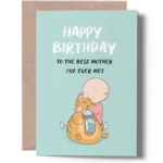 Funny Birthday Card for Mum