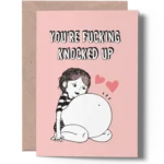 Funny Pregnancy Congratulations Card