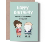 Funny Birthday Card for Brother from Sister