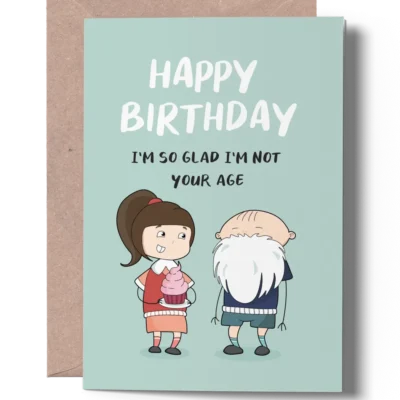 Funny Birthday Card for Brother from Sister