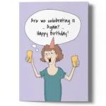 Funny 70th Birthday Card for Her