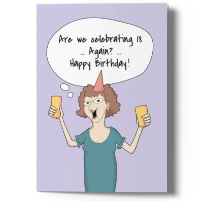 Funny 70th Birthday Card for Her
