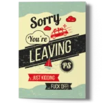Rude Leaving Card