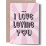 Romantic I Love You Card