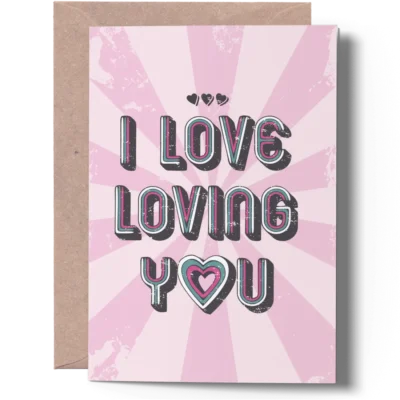 Romantic I Love You Card