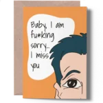 Rude I’m Sorry Card for Her