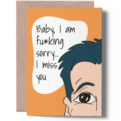 Rude I’m Sorry Card for Her