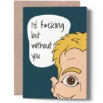 Rude Thinking of You Card for Her