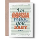 I Miss You Card for Him