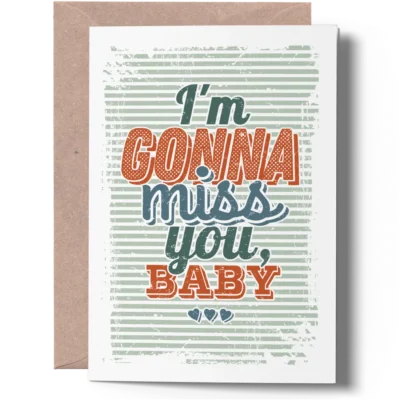 I Miss You Card for Him