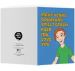 8th Wedding Anniversary Card joygreets