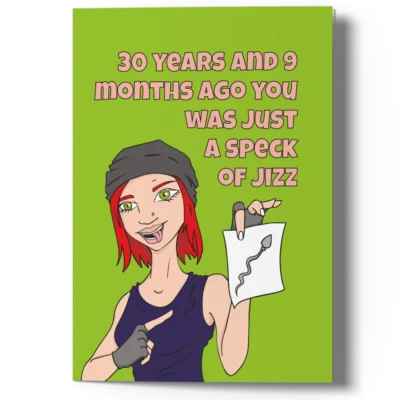 Funny 30th Birthday Card