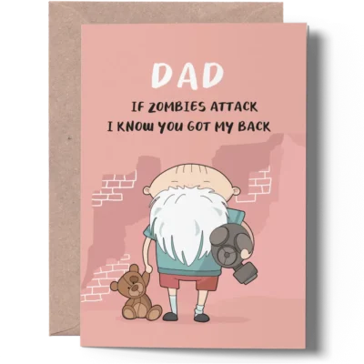 funny birthday card for dad