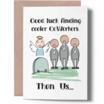 funny goodbye card for coworker