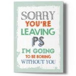 funny leaving card for coworker