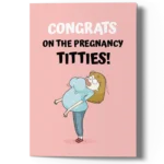 funny pregnancy card for friend