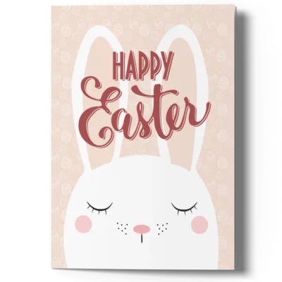 Happy Easter greeting card