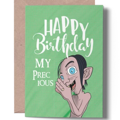 Funny Lord of the Rings Birthday Card