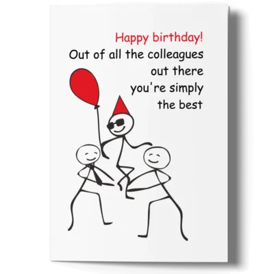 Birthday Card for Coworker