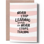 motivational graduation card