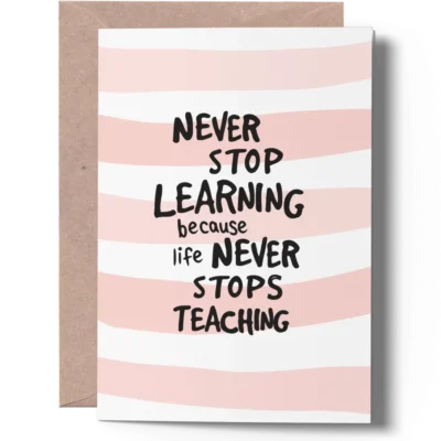 motivational graduation card