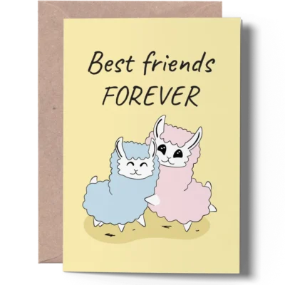 Cute Best Friend Card