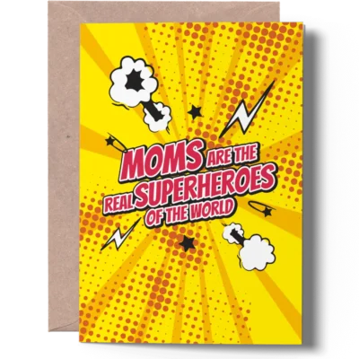 Funny Comic Style Mother’s Day Card