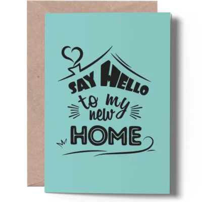 New Home Announcement Card