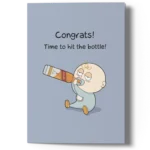 Funny New Baby Boy Card