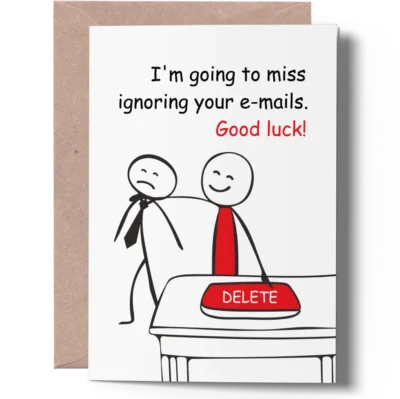 Colleague Leaving Card joygreets Funny Leaving Card