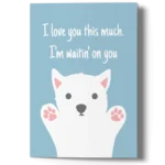 Romantic I Love You Card