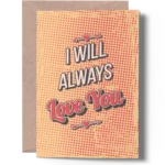 romantic love card