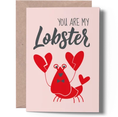 Boyfriend Card joygreets My Lobster Love Card