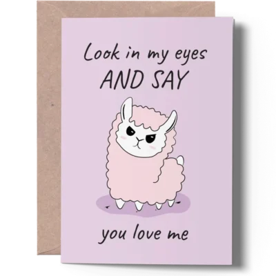 Romantic Thinking of You Card