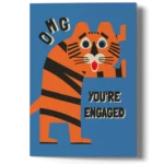 funny engagement card