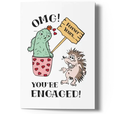 Funny Engagement Card