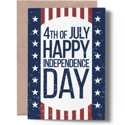 4th of July card