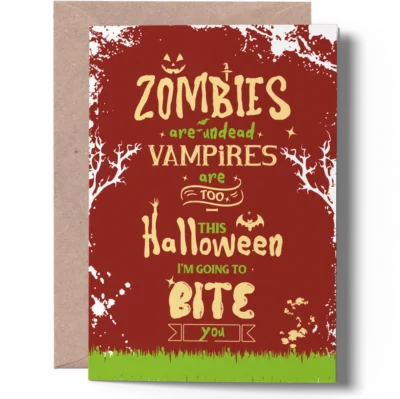 Halloween Card jogreets flirty Halloween card