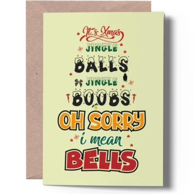 rude Christmas card