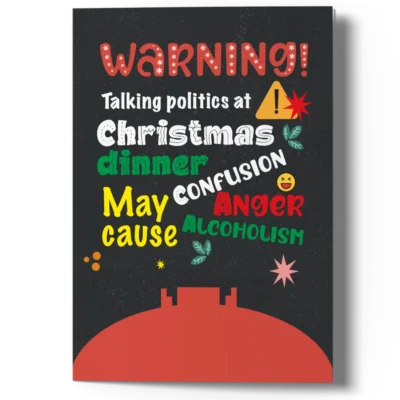 funny Christmas dinner card