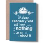 funny Groundhog Day card