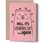 funny Groundhog Day card