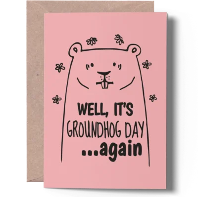 funny Groundhog Day card