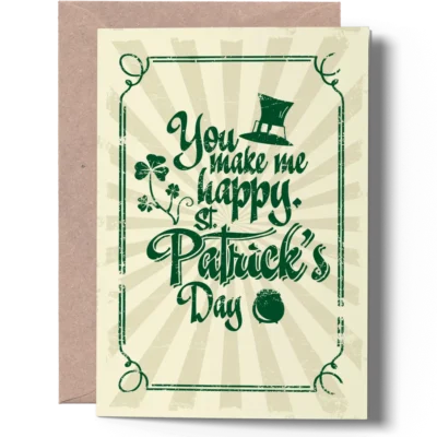 romantic St. Patrick’s Day card