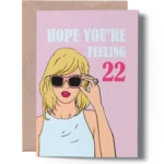 Taylor Swift birthday card