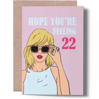 Taylor Swift birthday card
