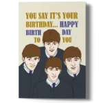 Beatles birthday card