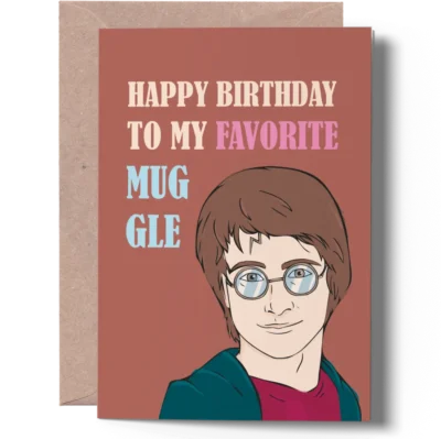Harry Potter Birthday Card
