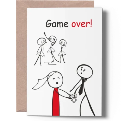 funny wedding card